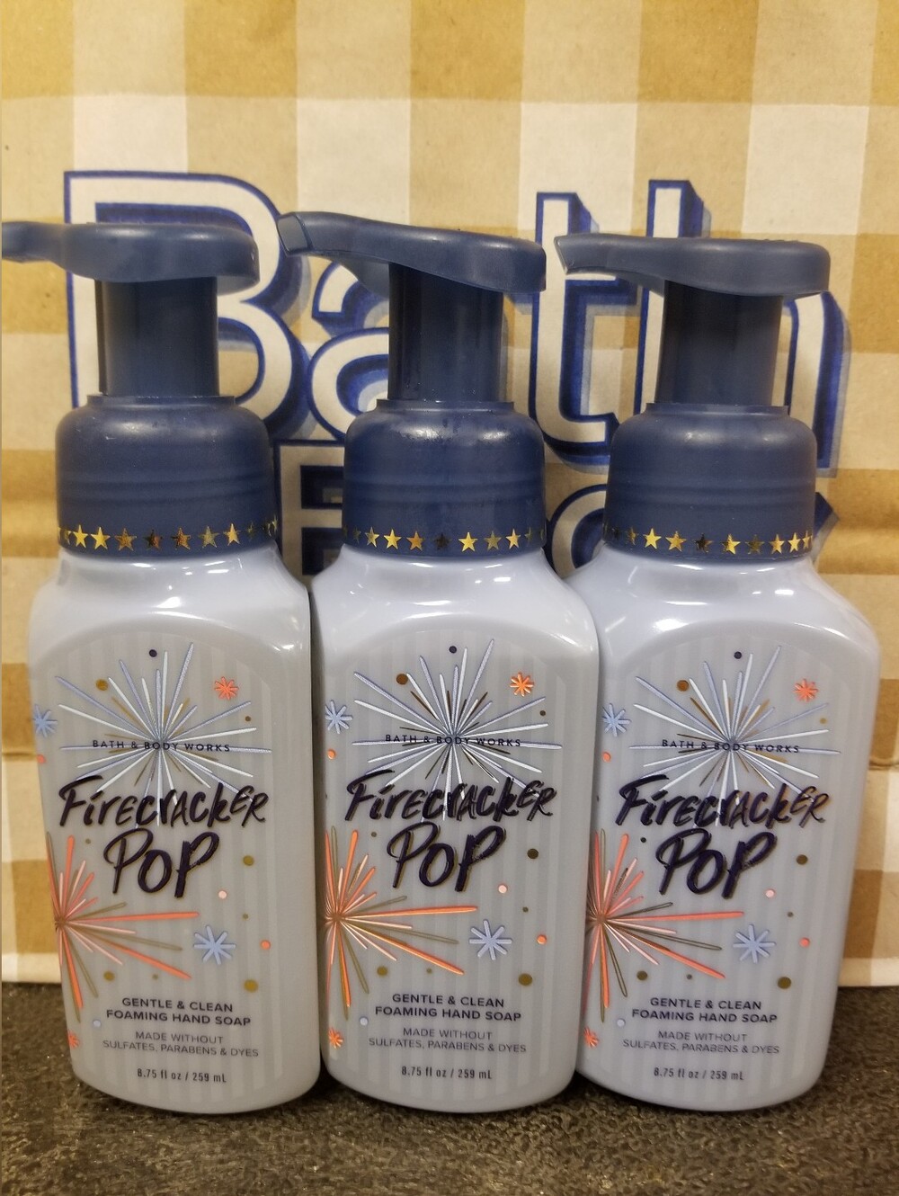 Bath & Body Works Firecracker Pop Foaming Hand Soap - Blue
